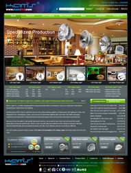 金曼斯光電（Kamsled）官方網站設計 以光為媒，照亮品牌未來